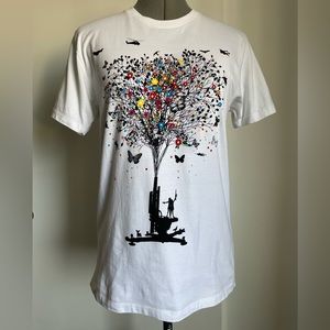 Graniph Unisex Flower T-shirt